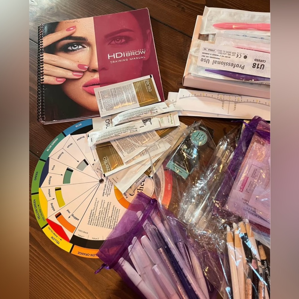 HD Brows Training Manual and Tools Set